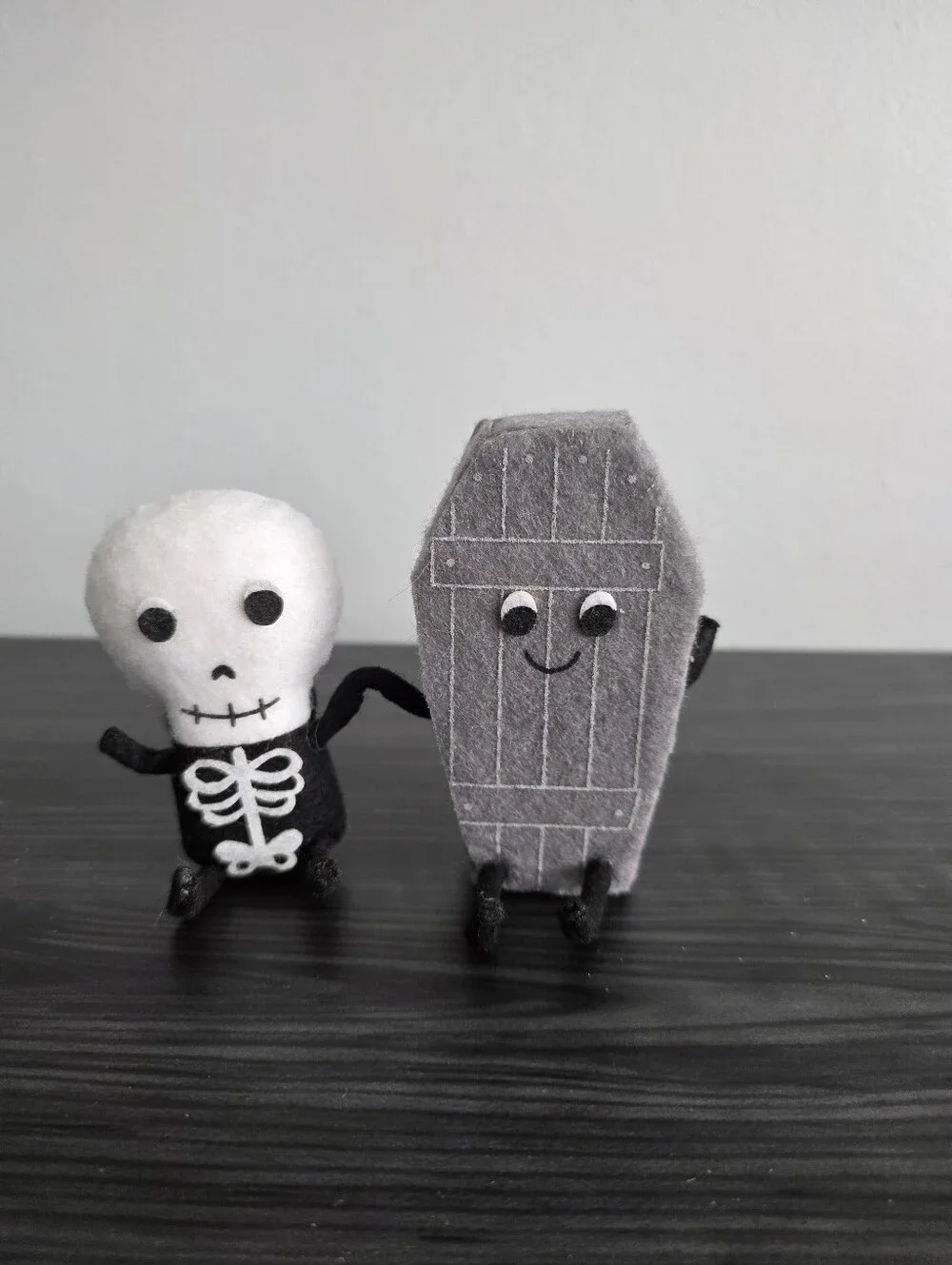 Halloween Skeleton and Coffin Decor